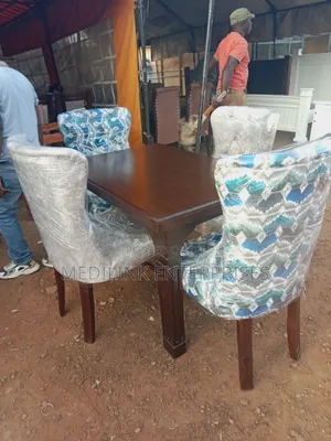 Mixed Fabric 4-Seater Set