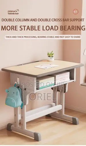 Kids Desk Chair Set (Adjustable)