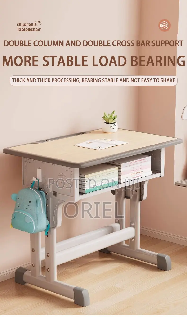 Kids Desk Chair Set (Adjustable)