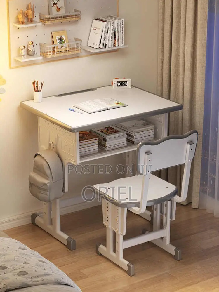Kids Desk Chair Set (Adjustable)