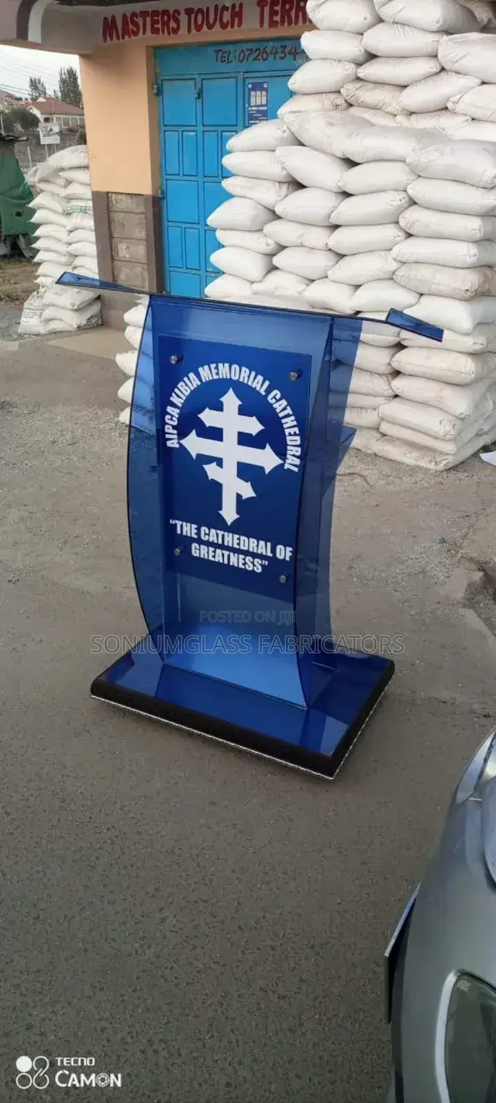 Glass Podium Stands