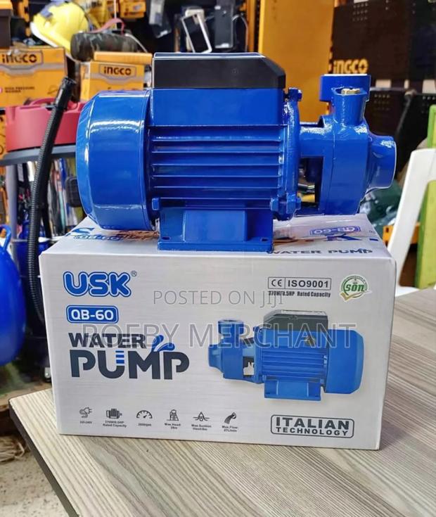New Usk Water Pump 0.5hp/Electric Water Pump