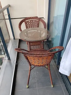 2 Seater Rattan Balcony Set