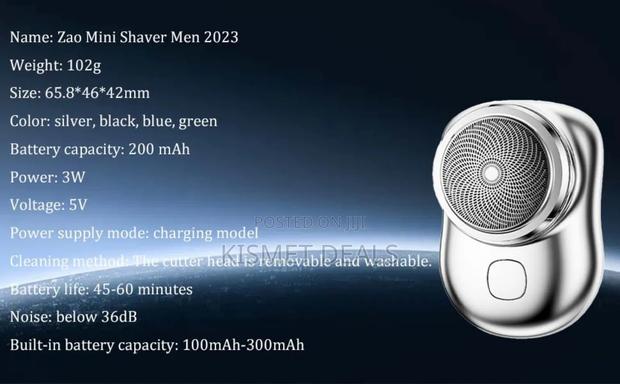 Rechargeable Pocket Mini Shaver Grinder - main view