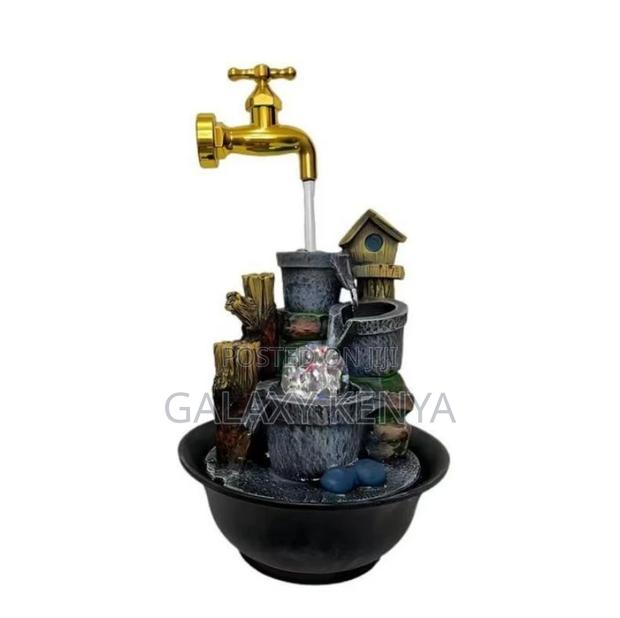 Multifunction Indoor Water Fountain With Led Lights