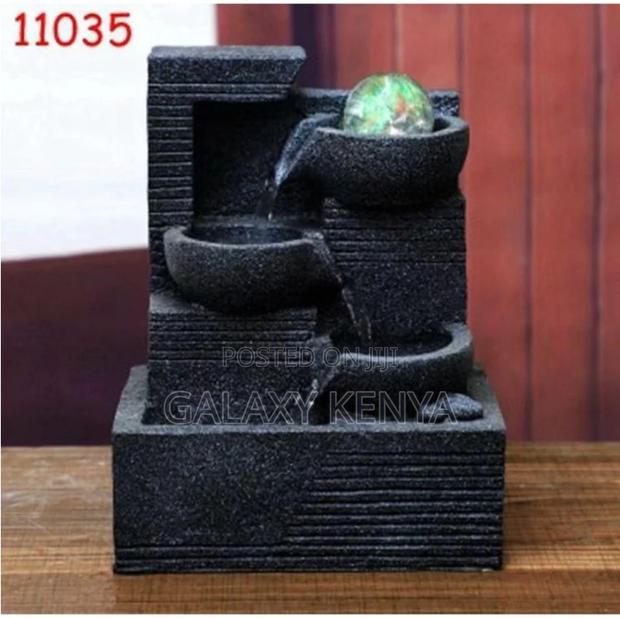 Tranquil Cascade Led Tabletop Fountain - main view