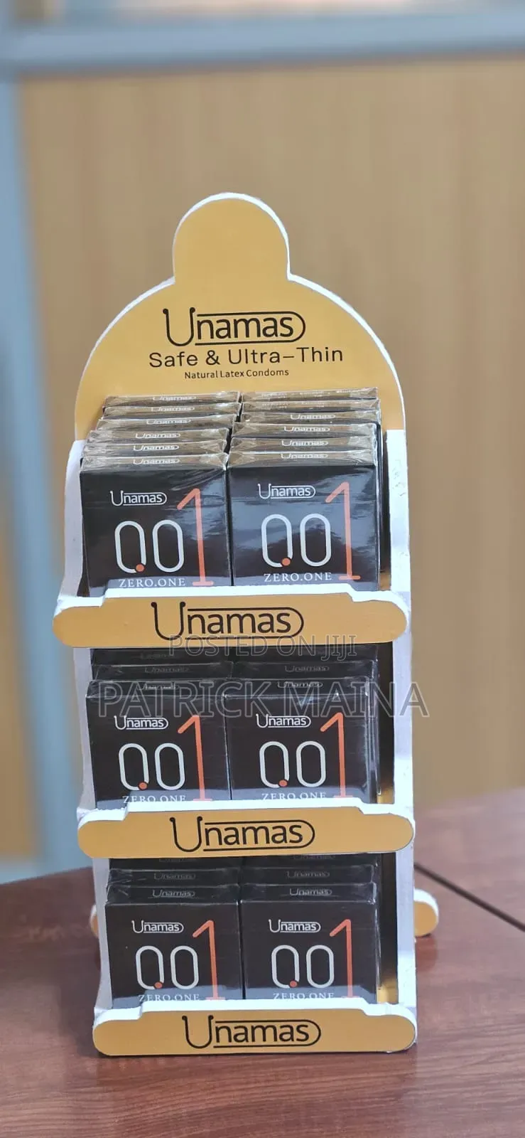 Unamas Zero One Ultra-thin Condoms - 0.01 Skin-to-skin (3 Pack)