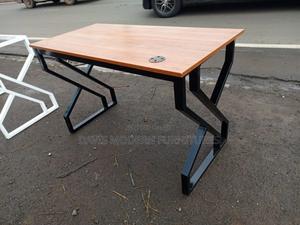 Modern Office Desk With Cable Port - thumbnail 2