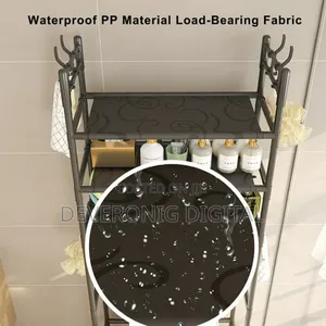 Detachable Metallic 3 Layer Washing Machine Rack