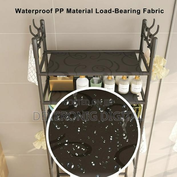 Detachable Metallic 3 Layer Washing Machine Rack - thumbnail 3