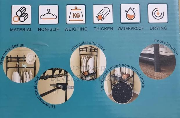Yh6606 3 Layer Coat Rack + Storage - thumbnail 3