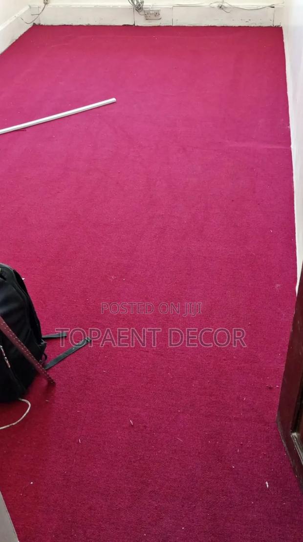 Maroon Clean Look, Comfortable Feel Delta Wall To Wall Carpets - main view