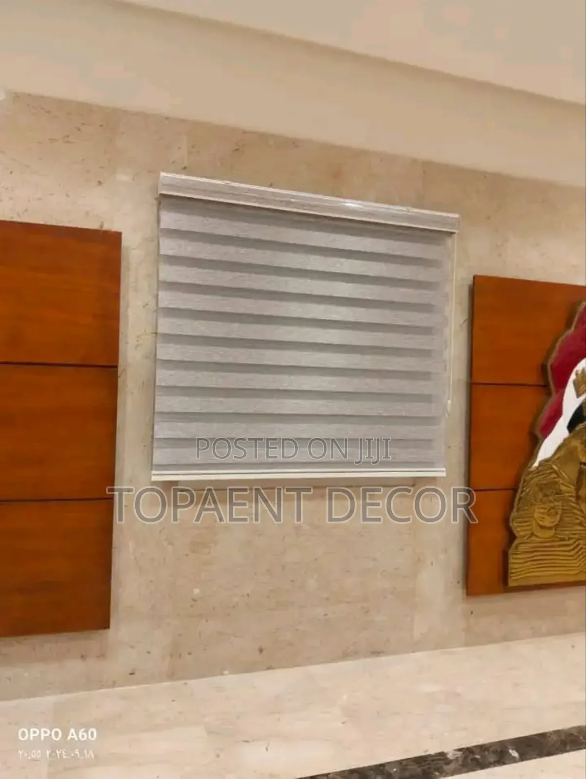 Easy To Push And Pull Horizontal Zebra Office Blinds