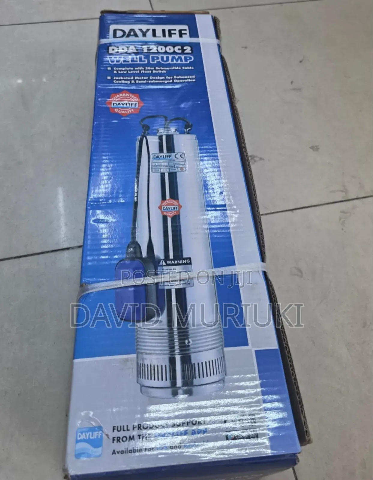 Dayliff Dda1200 Submersible Water Pump.