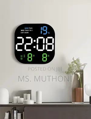 Decorative Smart Led Digital Wall Clock*