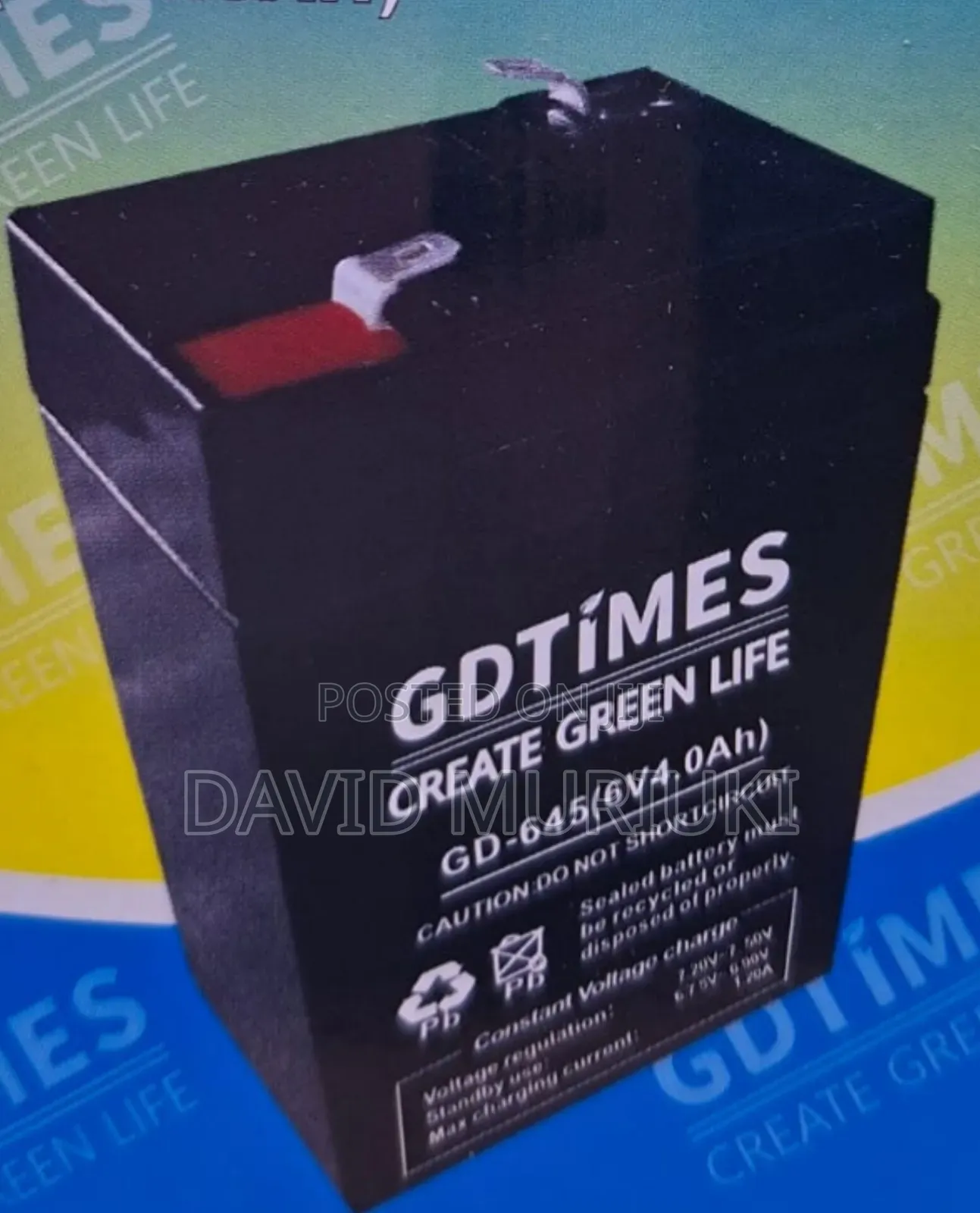 6v 4a Battery
