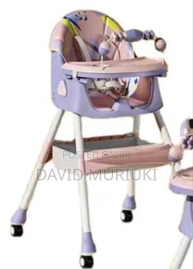 Baby Feeding Chair(Grey,Purple and Yellow)