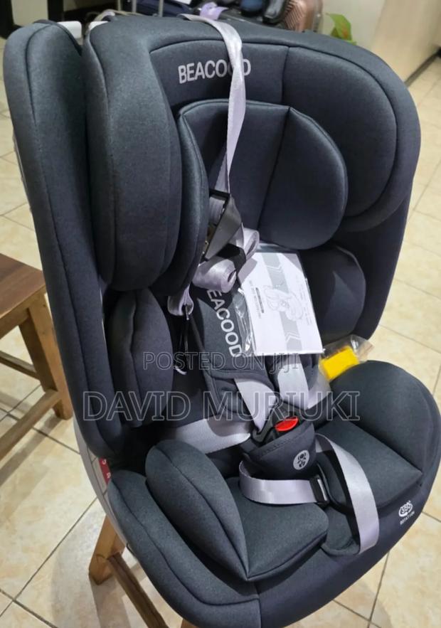 Light Grey Beacood Car Seat/Isofix - main view