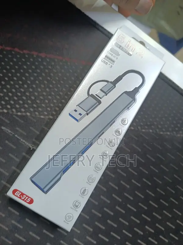 Usb-C + Usb 3.0 Dual Interface Hub – 4-Port High-Speed Otg Expansion S