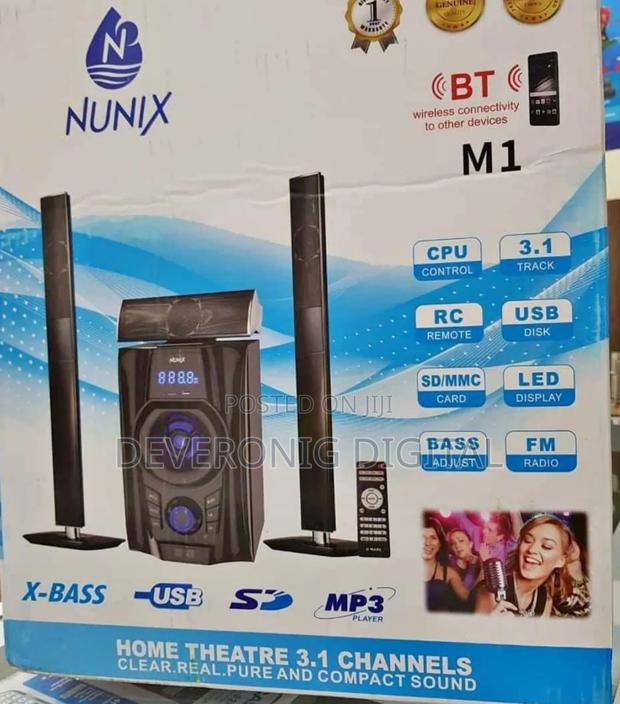 Nunix 3.1ch Nu- M1 Home Theater Speaker System - main view
