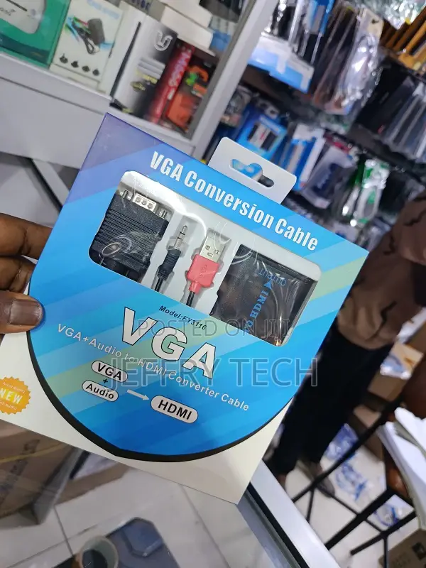 Vga to Hdmi Adapter Audio Video Usb Cable Male to Male Converter With