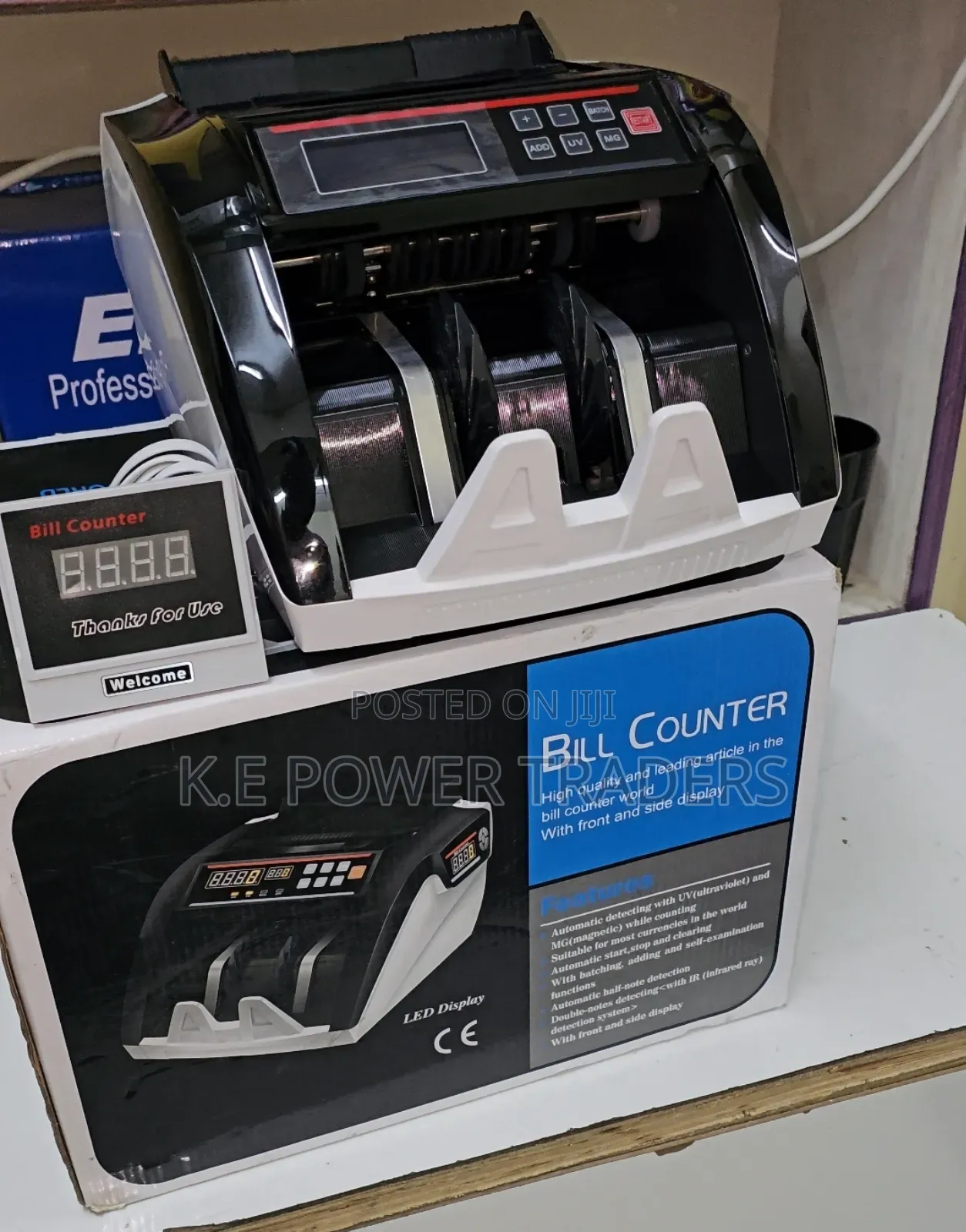 Double Display Bill Counter