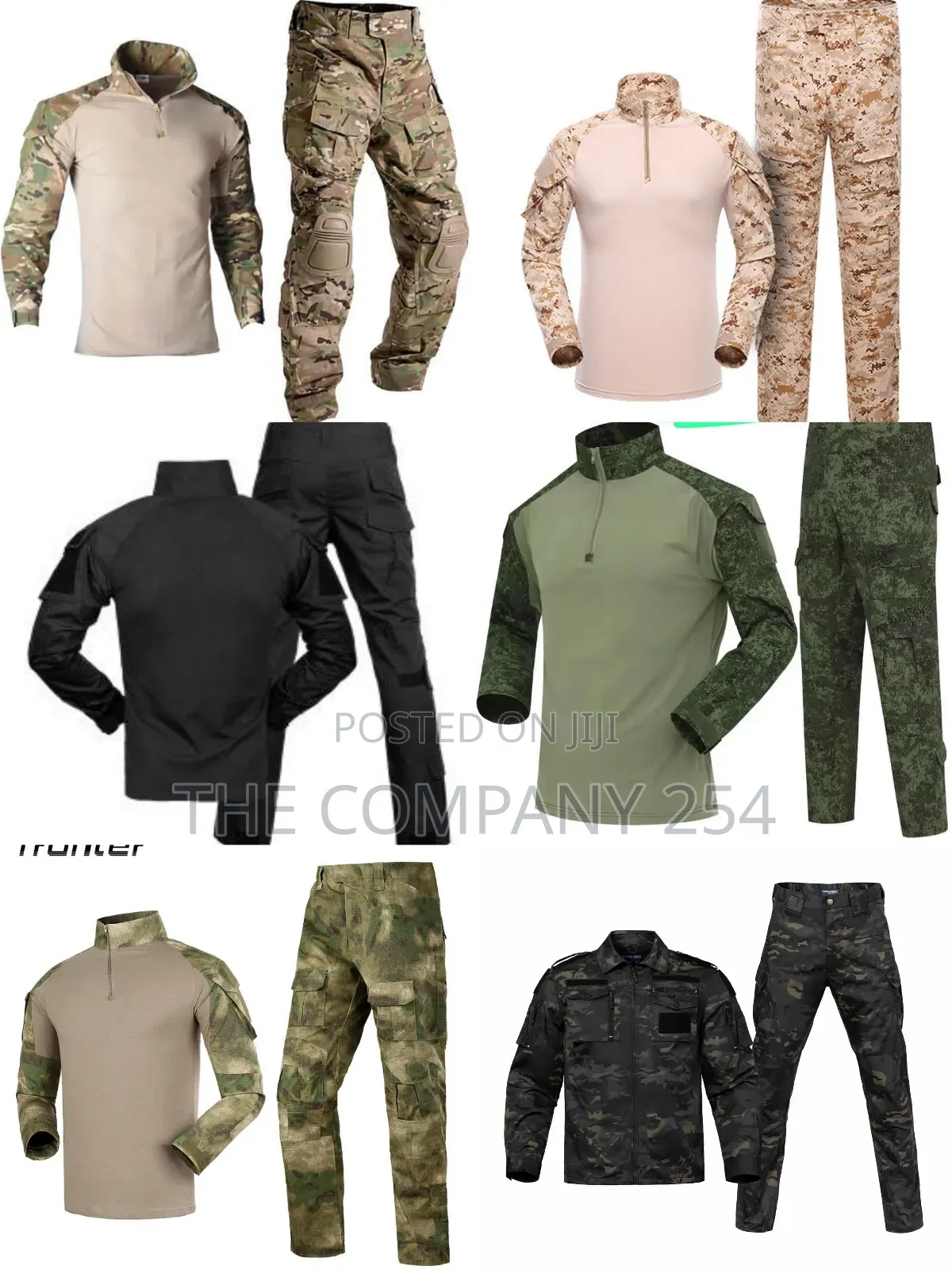 Quality Chinese Collar Outdoor G2 Hiking Uniform Available