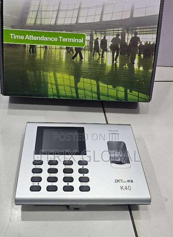 Zkteco K40 Fingerprint Based Attendance System - main view