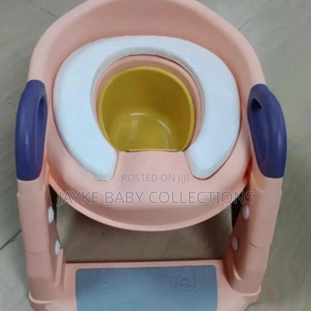 Toddler Potty Training Seat With Step Stool Ladder - thumbnail 3