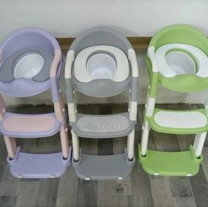 Toddler Potty Training Seat With Step Stool Ladder - thumbnail 2