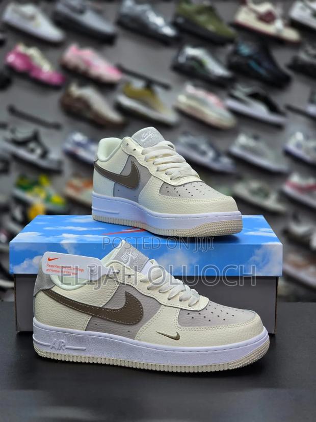 Nike Air Force 1 "Light Orewood Brown Ironstone" Sneaker. - main view