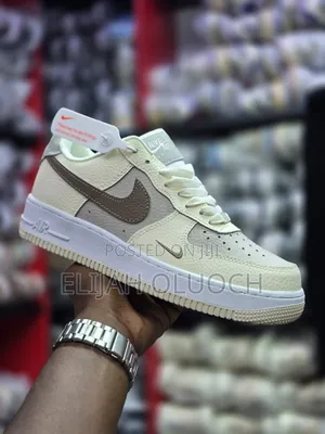 Nike Air Force 1 "Light Orewood Brown Ironstone" Sneaker.