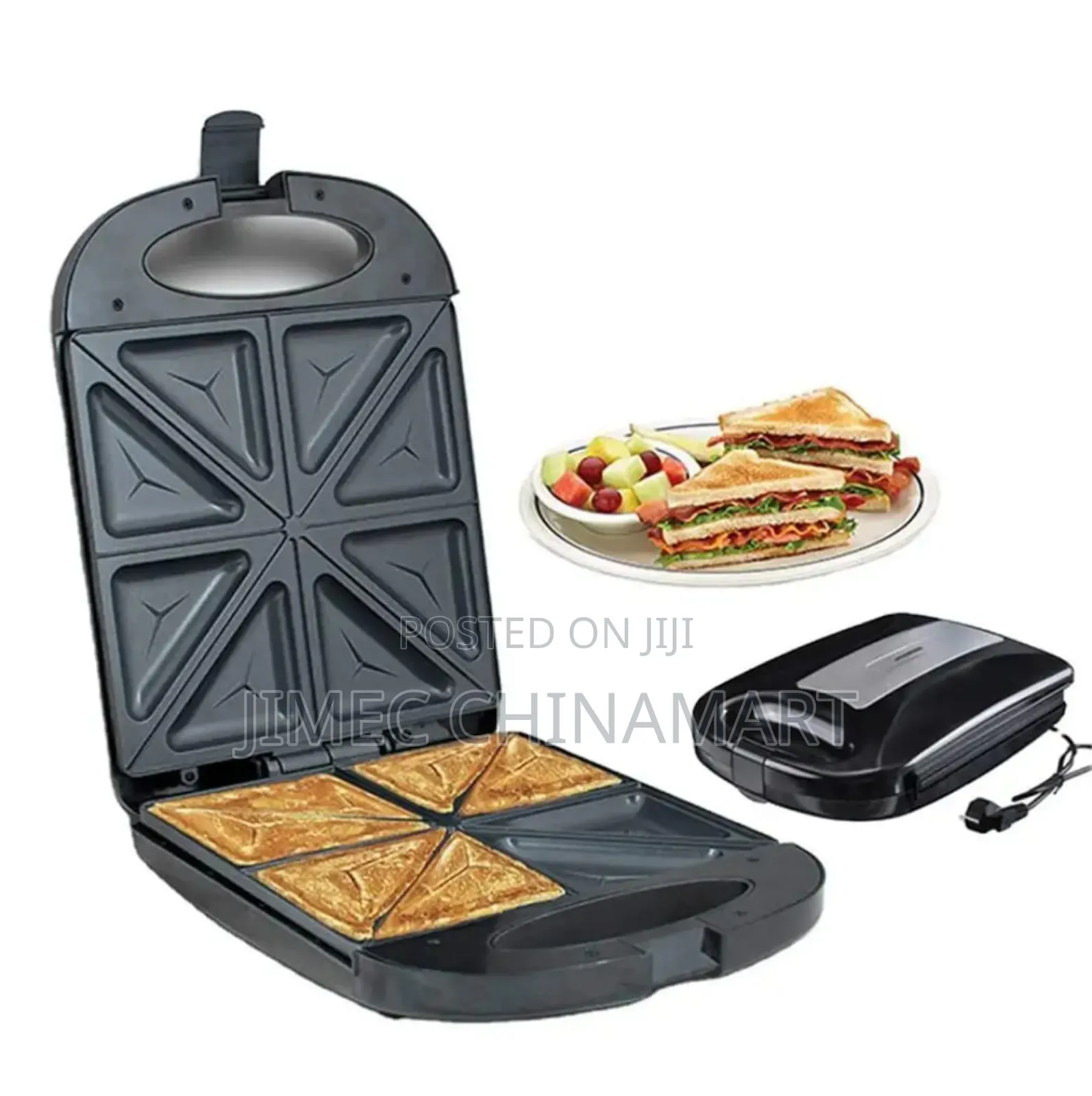 4 Slice Smart Sandwich Maker – Non Stick Electric Grill
