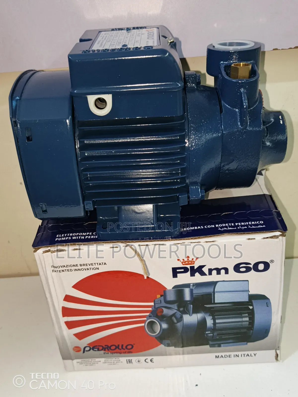 PKM 60 0.5hp 40m Pedrollo Booster Pump