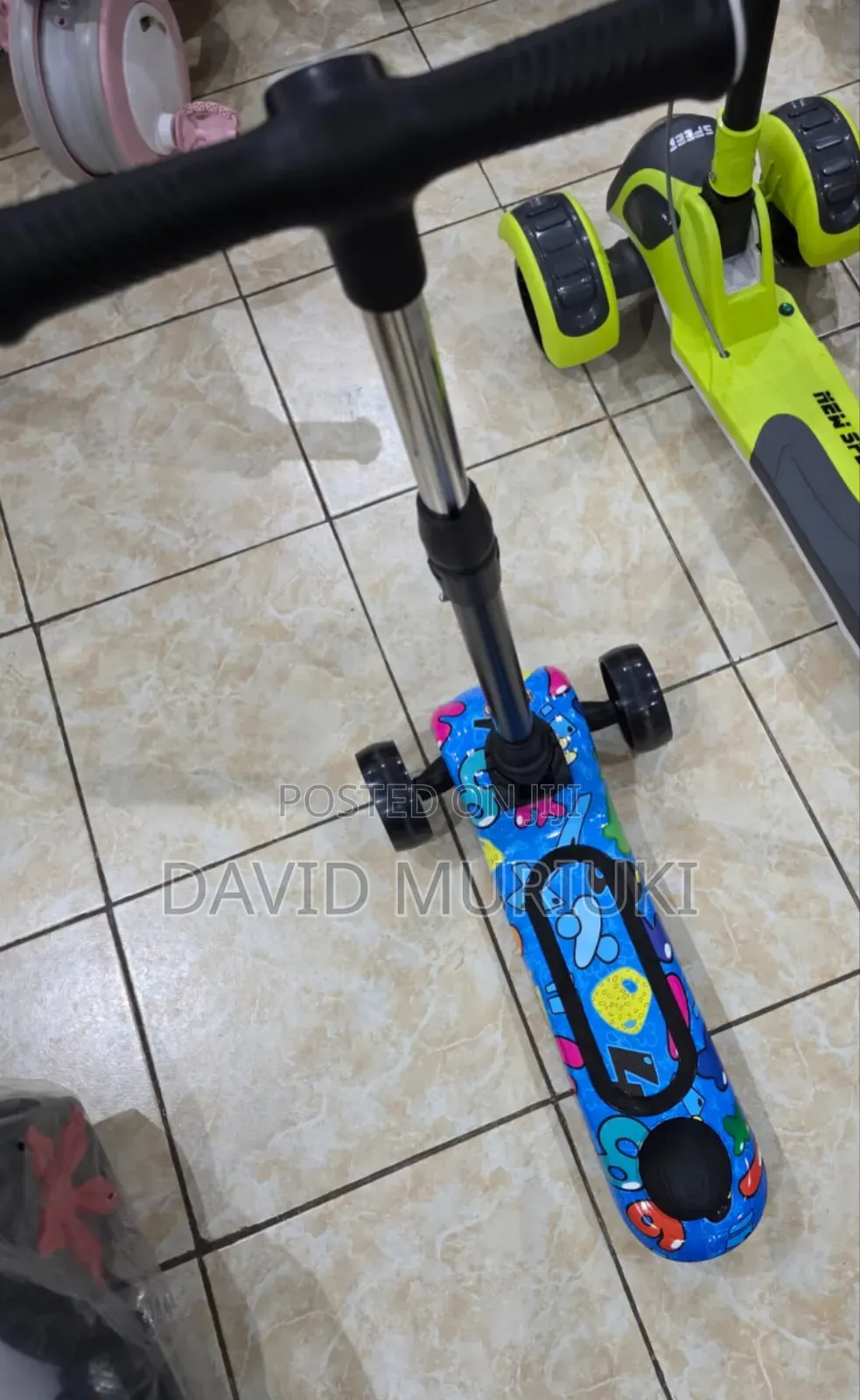 Flowered Kids Scooter