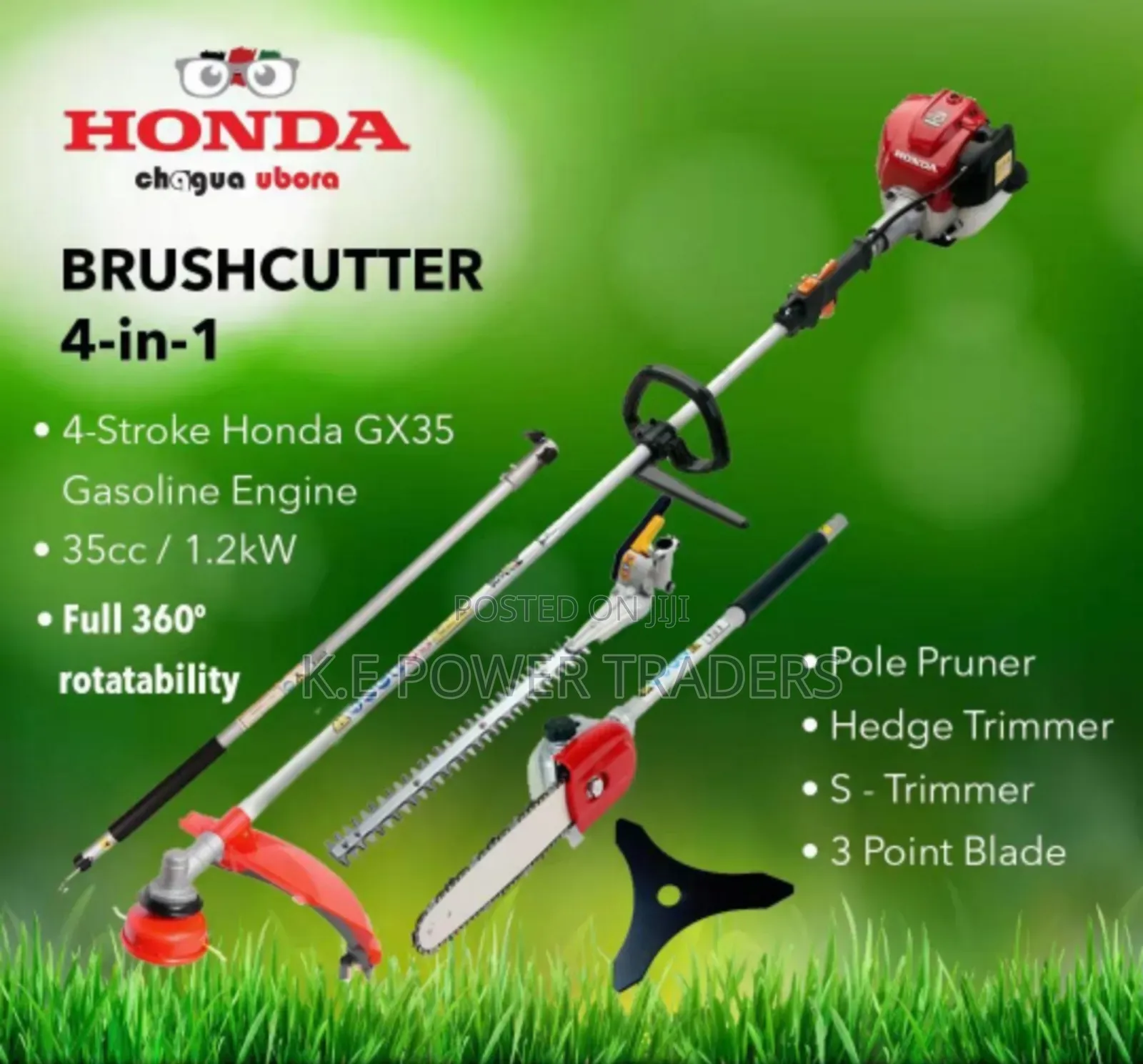 4 In 1 Honda Brush Cutter With Grass Cutting Machine