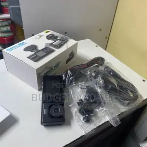 Compact 3 Channel Dash Cam With Clear Display