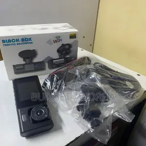 3-Way Car Dash Cam With Wifi 2.4” Screen