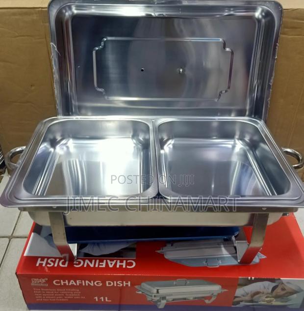 Chafing Dishes – Single, Double Triple 9l Stainless Steel - main view