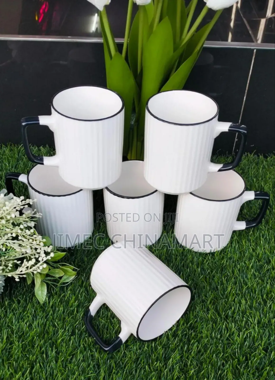 6pcs Ring Concise Mugs