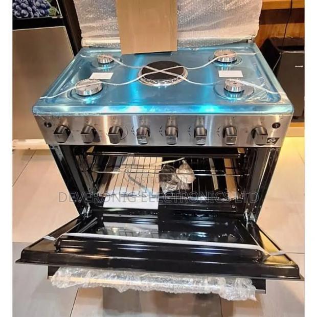 60*90 Starworth 4+1 Stainless Steel Cooker With Electric Oven