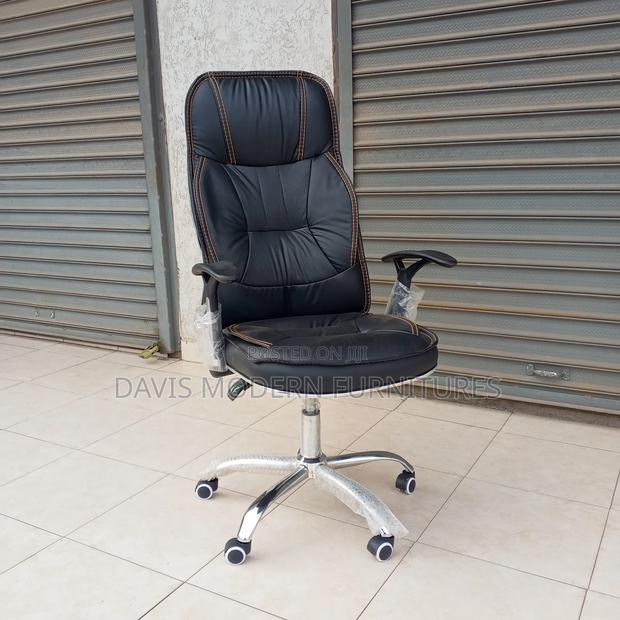 Executive Padded Leather Office Chair - main view