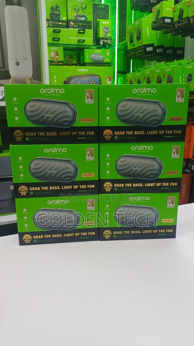 Oraimo Spacebox 8w Bluetooth Speaker With Heavy Bass RGB Lighting