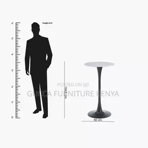 White Round Marble Eames Dining Table