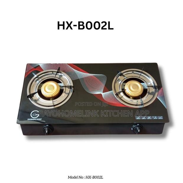 *Eurochef 2 Burner Glass