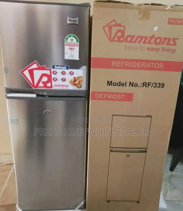 Ramtons Rf/339 138-Liter Double-Door Refrigerator.