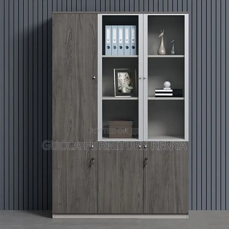 3-doors Wooden Office Filling Cabinet