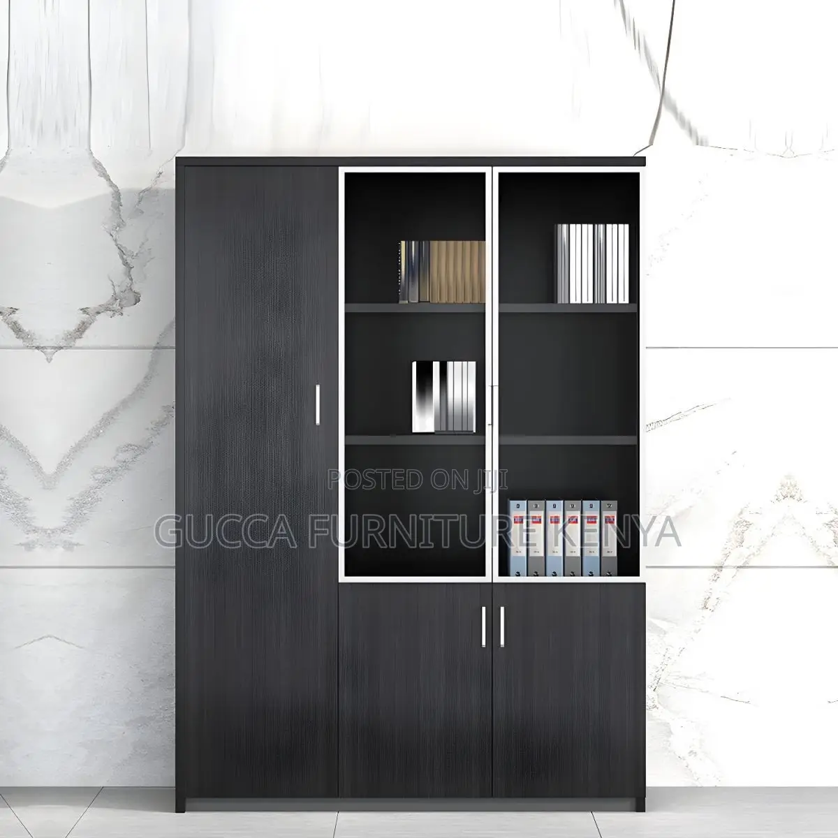 3-doors Wooden Office Filling Cabinet