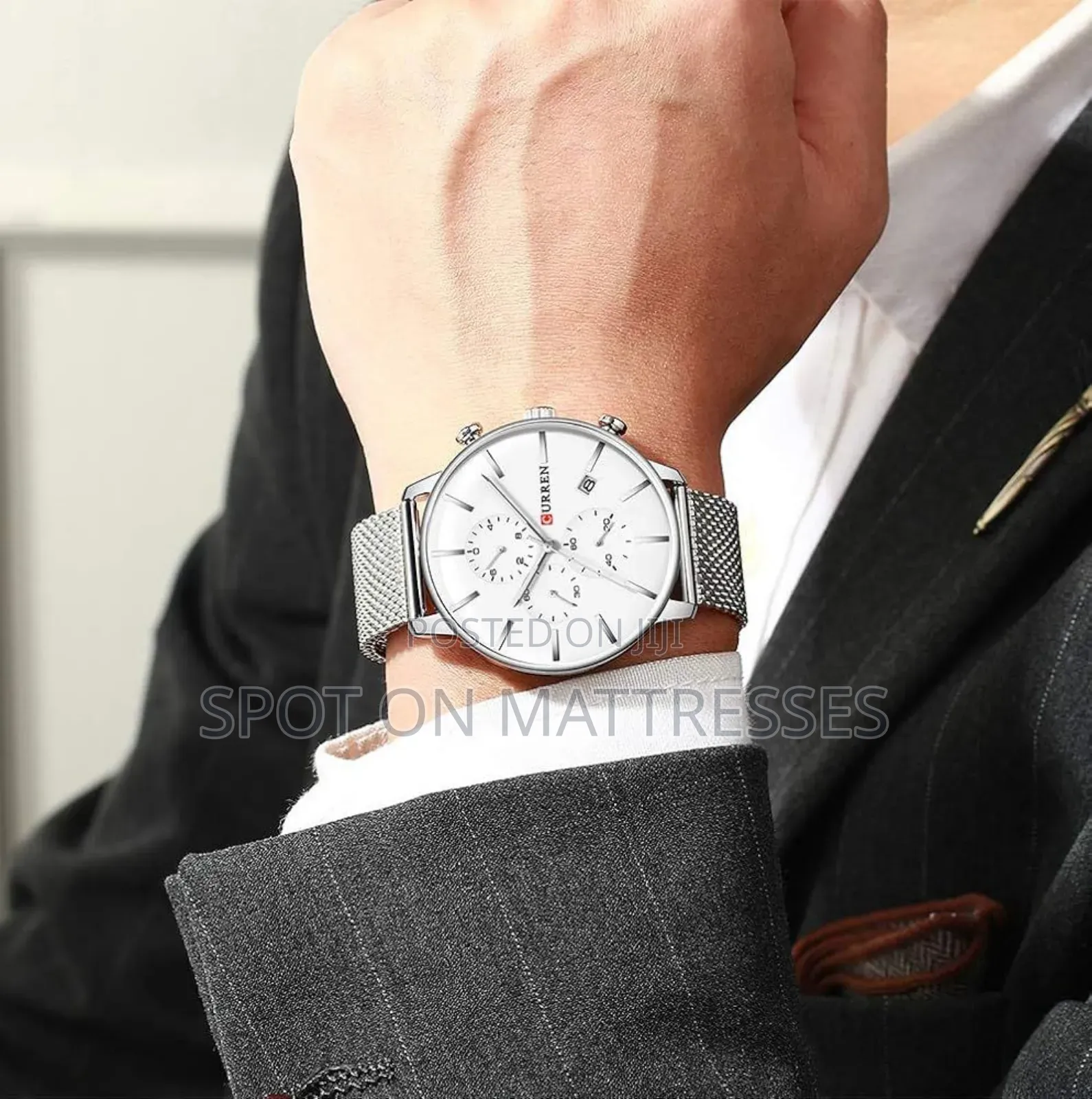 Curren Watch For Gents. Water Resistant. Stainless Steel.