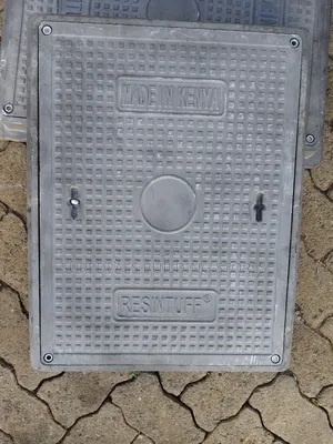 Resintuff Composite Manhole Cover. Lockable.